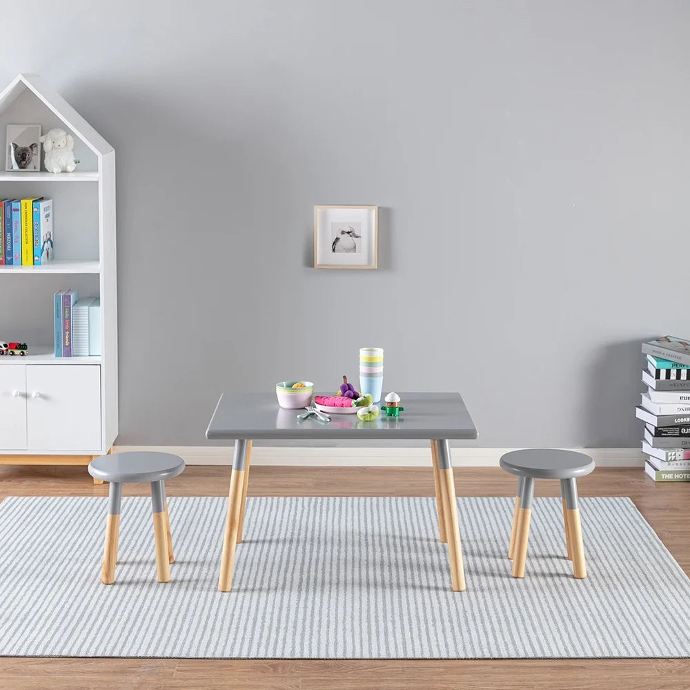 Skoon Table And 2 Stools Set