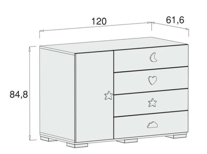 Bubbles Chest of drawers - Classic Designs